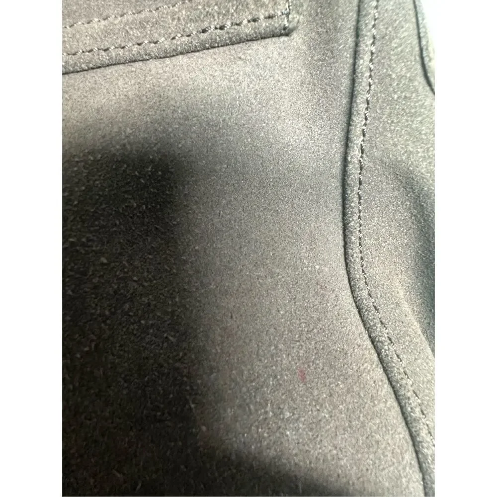 Benetton Brown Suede Messenger Crossbody Bag Briefcase Laptop See Description